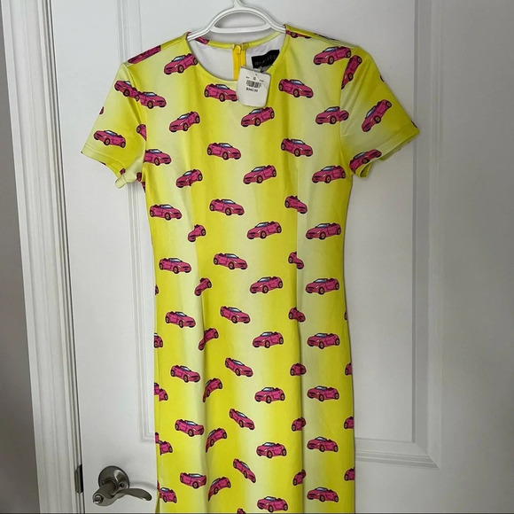 Hayley Elsaesser x Barbie  Car Print Maxi T-Shirt Dress XS - Picture 7 of 13